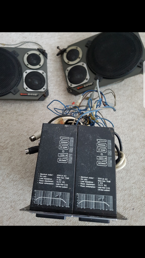 RARE! Clarion G80 Stack W126 W124 Classifieds Mercedes Parts or